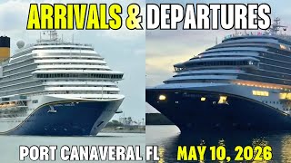 Three Epic Sail Aways vs Arrivals | Port Canaveral Cruise Ships 