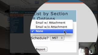 How to print reports in aeries net