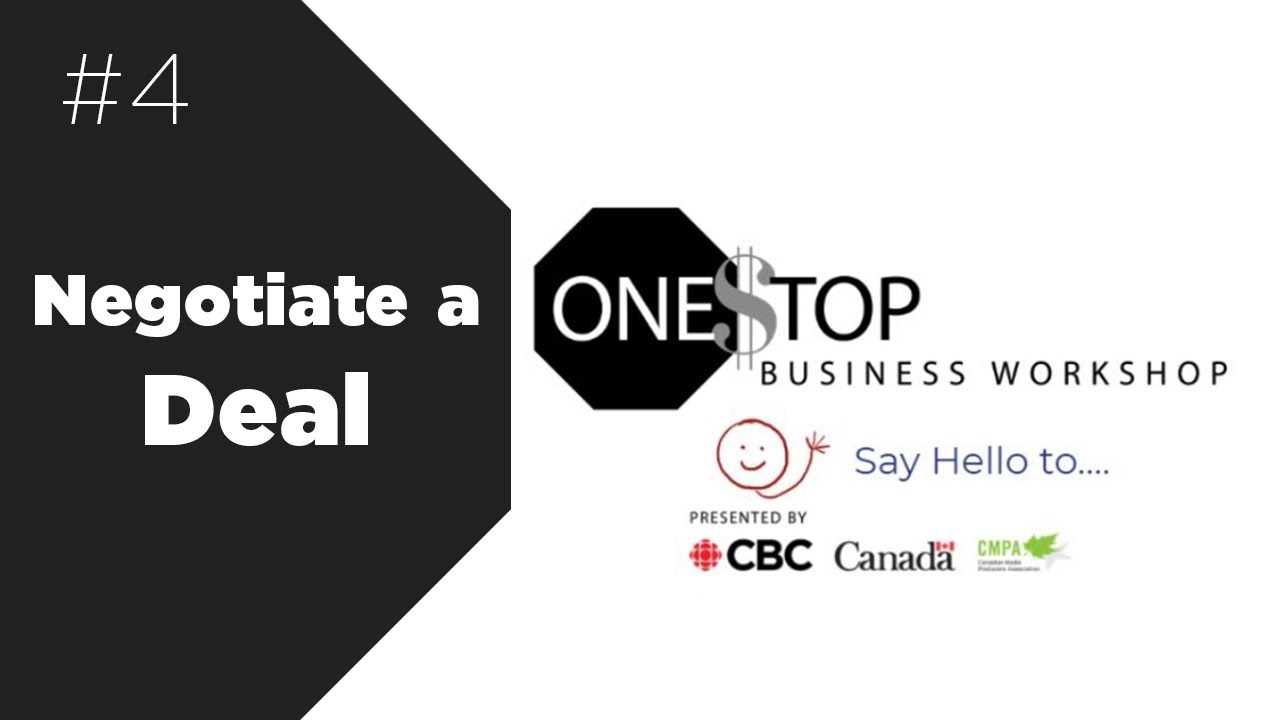 How to negotiate a development deal | One Stop Business Workshop