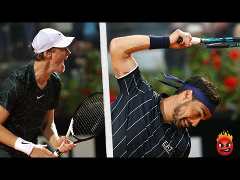 The Day Angry Fognini Challenged a Young Jannik Sinner (FIRE VS ICE)