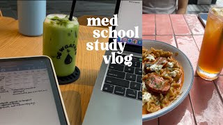 med school study vlog 🩺 | busy productive week, cardiology clinical attachment, lots of good food!