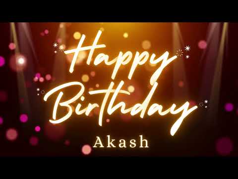 Happy Birthday Akash 🎂 | Personalized Birthday Song with Name | Birthday Song with Names 2025
