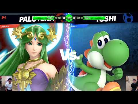 EVAC 21/2/20 - SSBU - Paulek (Palutena) vs VLT | Nikes (Yoshi)