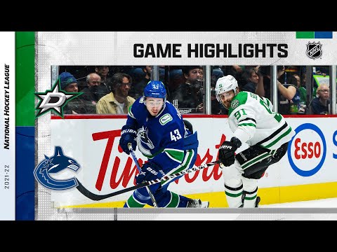 Stars @ Canucks 4/18 | NHL Highlights 2022