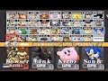 Super Smash Bros Brawl All Characters
