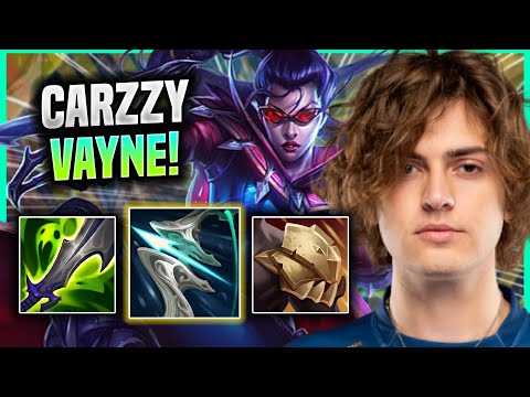 CARZZY DESTROYING WITH VAYNE! - VIT Carzzy Plays Vayne ADC vs Ashe! | Preseason 2022