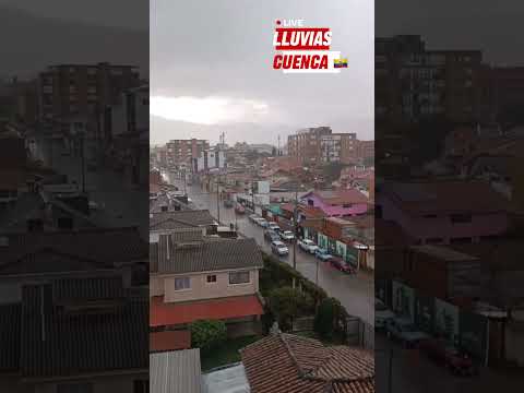 #Azuay | Durante este miércoles 24 de abril se registraron intensas lluvias en #Cuenca.