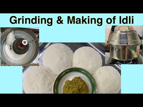 Grinding & Making of soft Idli by Revathy Shanmugam
