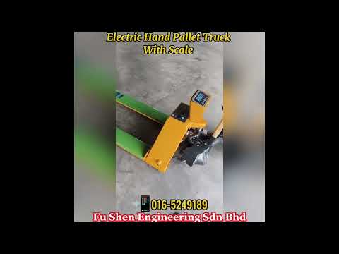 2 Ton Electric Pallet Truck with Built-In Scale ⚡| Lift,Move & Weigh | Fu Shen Engineering |Malaysia