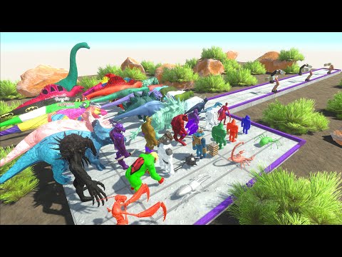 All Units Jump into Blade Worm #6 – Animal Revolt Battle Simulator