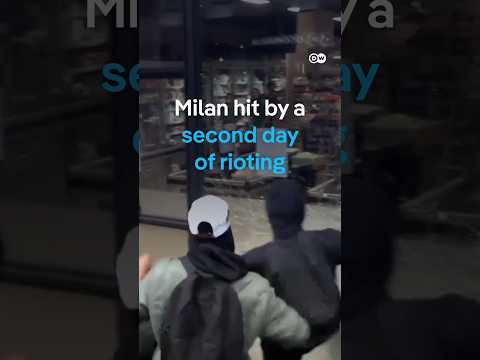 Milan police clash with protesters | DW News