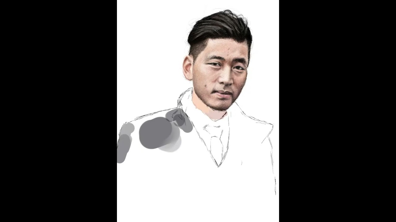 krita portrait sketch