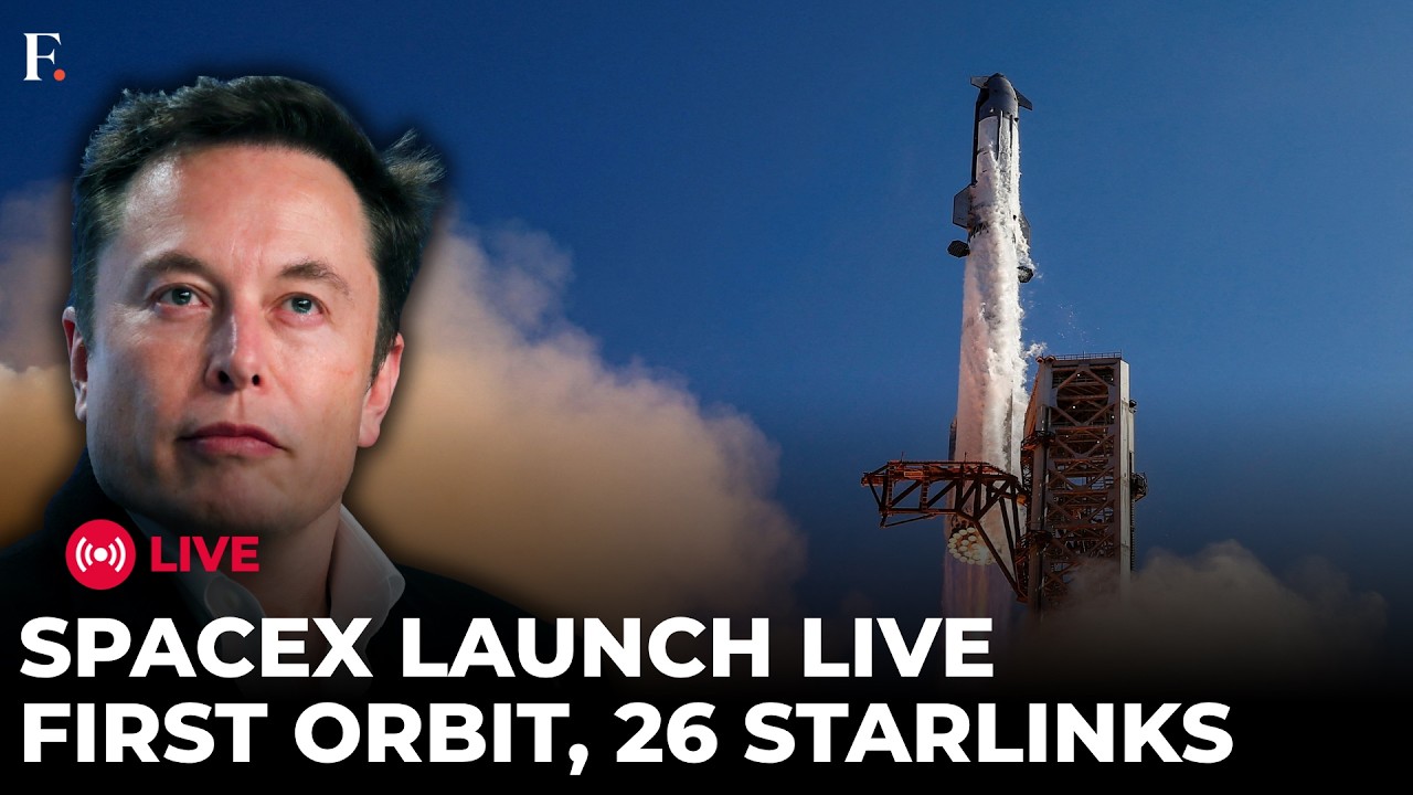 SpaceX Starship Flight 14 LIVE: First Ever Orbital Flight | 26 Starlinks & 6 Orbits Planned