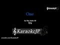 One (Karaoke) - U2