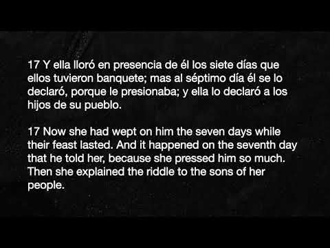 Judges 14 / Learn English / Learn Spanish