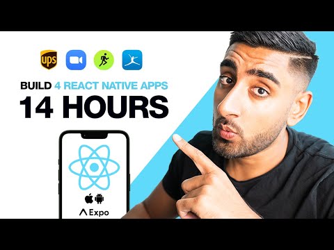 React Native Crash Course 2.0 for Beginners - Build 4 Apps in 14 Hours (Expo, Tailwind, Payment, AI)