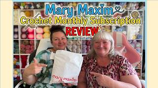 Mary Maxim Crochet Kit Monthly Subscription REVIEW!!  Let us know what you think!  #marymaxim