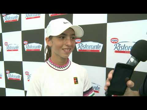 Dr. Oetker Junior Trophy 2019 - Interviu Maria Sara Popa