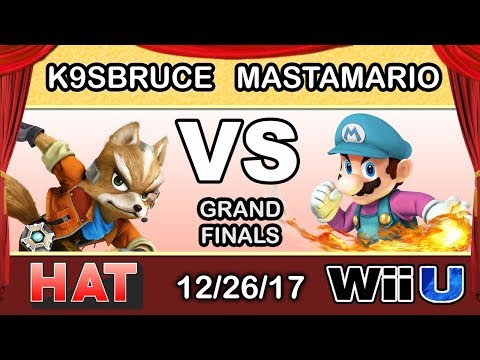 HAT 2 - K9sbruce (Sheik, Fox, Diddy) Vs. MastaMario (Mario) Grand FInals - Smash 4
