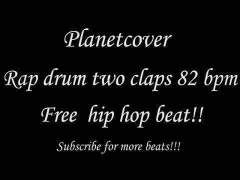 rap drum two claps hip hop 82 bpm planetcover free