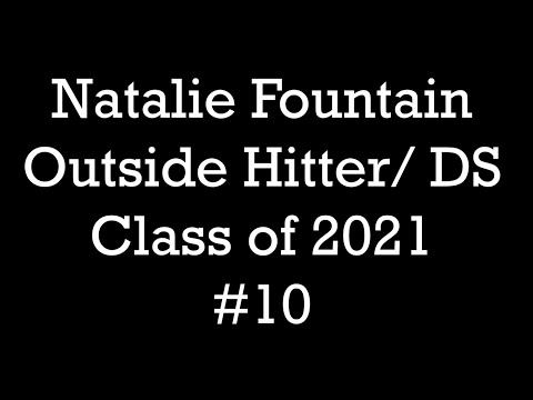 Natalie Fountain 2021 OH Volleyball Highlights