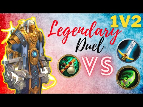 WW 1v2 VS War + DH | Legendary Arena Duel | WOW 9.2.5 Season 4 PVP