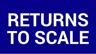 Returns to scale