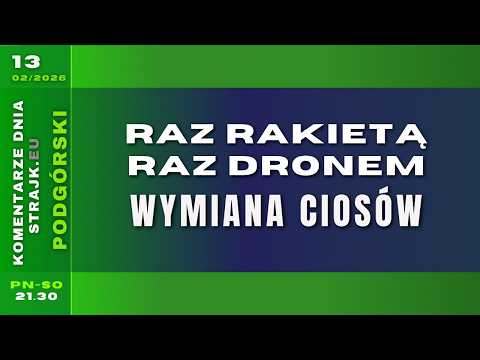 Komentarze dnia Strajku: Raz rakietą, raz dronem — wymiana ciosów
