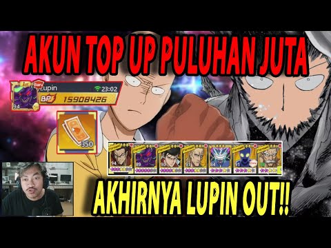 🔥🔥TOP UP LEBIH DARI 50JUTA ? BONGKAR AKUN SULTAN S480 YANG AKAN PENSI - ONE PUNCH MAN:The Strongest