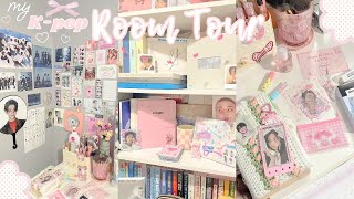 my cutesy kpop room tour 𝜗𝜚⋆₊˚