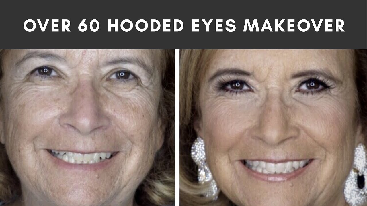 Makeover On My Mom! Over 60! Mature Skin + Hooded Eye Makeup Tutorial