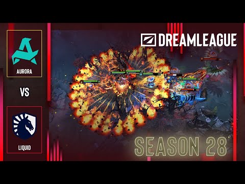 WINNER TO GRAND FINAL! AURORA vs LIQUID - HIGHLIGHTS - DreamLeague S28