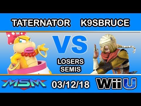 MSM 137 - Taternator (Wendy) Vs. K9sbruce (Sheik) Losers Semis - Smash 4
