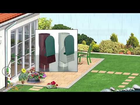 Regentonnenshop.de - Der Laubabscheider / Fallrohrfilter für Regenwasser