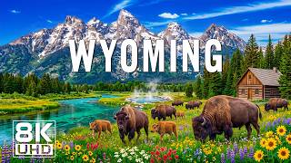 Wyoming Like You've Never Seen Before 🇺🇸🏔️ | America's Wild Beauty | 8K UHD | Piano Music