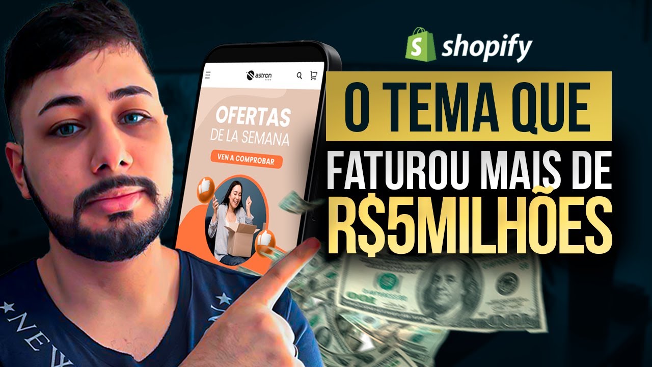 O tema Shopify que faturou mais de 5 milhões | Drop Latam