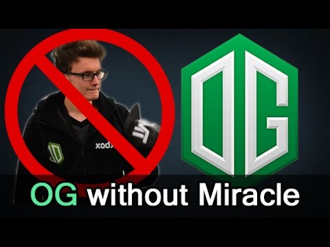 OG without Miracle first game — Dota 2
