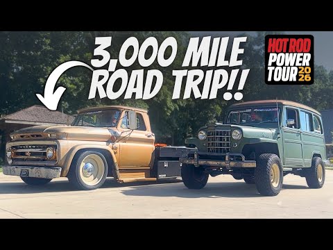 3,000+ Miles in TWO Chassis-Swapped Trucks – What Could Go Wrong? (Hot Rod Power Tour 2026)