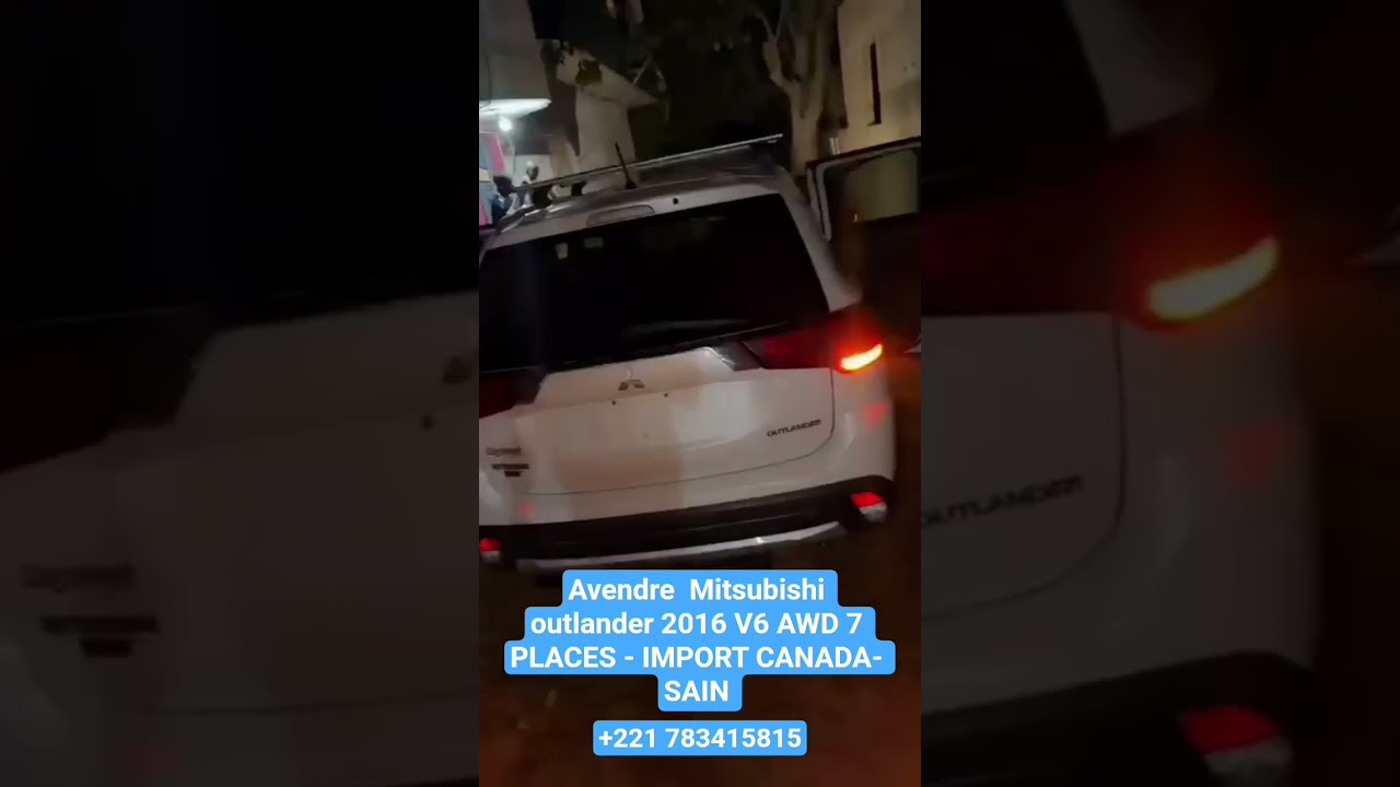 Mitsubishi outlander 2016 v6 awd 7 places video thumbnail