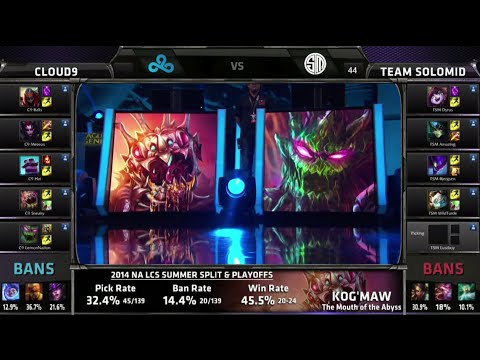 Cloud 9 vs TSM Game 3 | Finals NA LCS Summer 2014 Playoffs | C9 vs TSM G3 PAX S4 Worlds Regionals