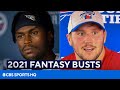 2021 Fantasy Football Busts From Our Experts | CBS Sports HQ