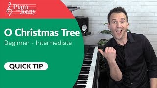 O Christmas Tree Jazz Piano Quick Tip by Jonny May for CHRISTMAS!! 🎄