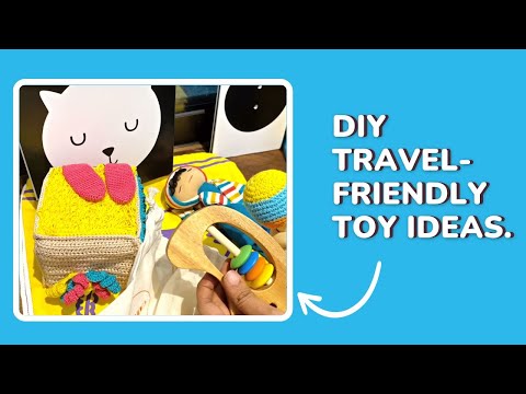 DIY Travel-friendly Toy Ideas | Busy Bags for Babies 6 months to 1 year | Shumee Toys