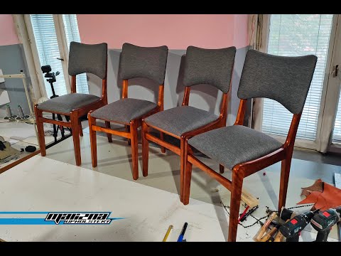 Renowacja krzesło typ 296, krzesła z łapaczem snów :)