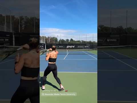 Maria Timofeeva training #tennis #women #sports #russian #wta