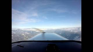 preview picture of video 'Solo Flight Kamloops to Salmon Arm'