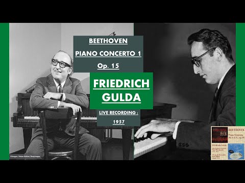 Friedrich Gulda plays Beethoven Piano Concerto No. 1 Op. 15 (Recital 1957 - Live)