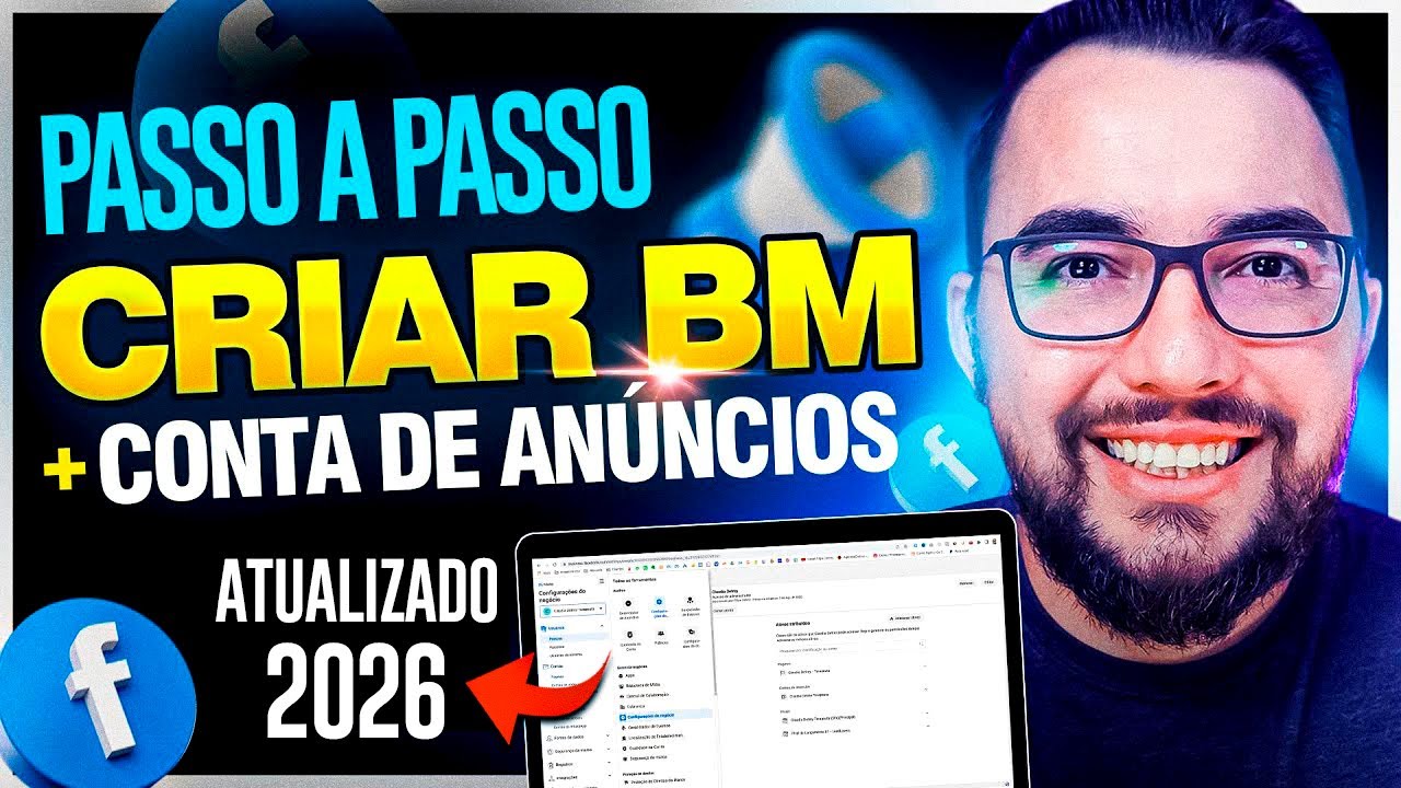 Os segredos para criar uma BM e CONTA DE ANÚNCIOS no Facebook Ads 2024