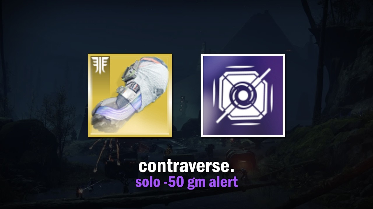 Contraverse Warlock vs -50 Solo GM Alert [Destiny 2]