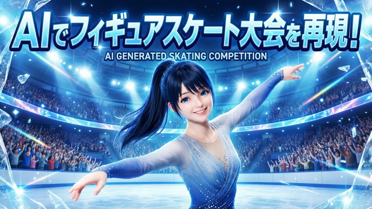 AIにフィギュアスケートさせたら…想像を超えた！